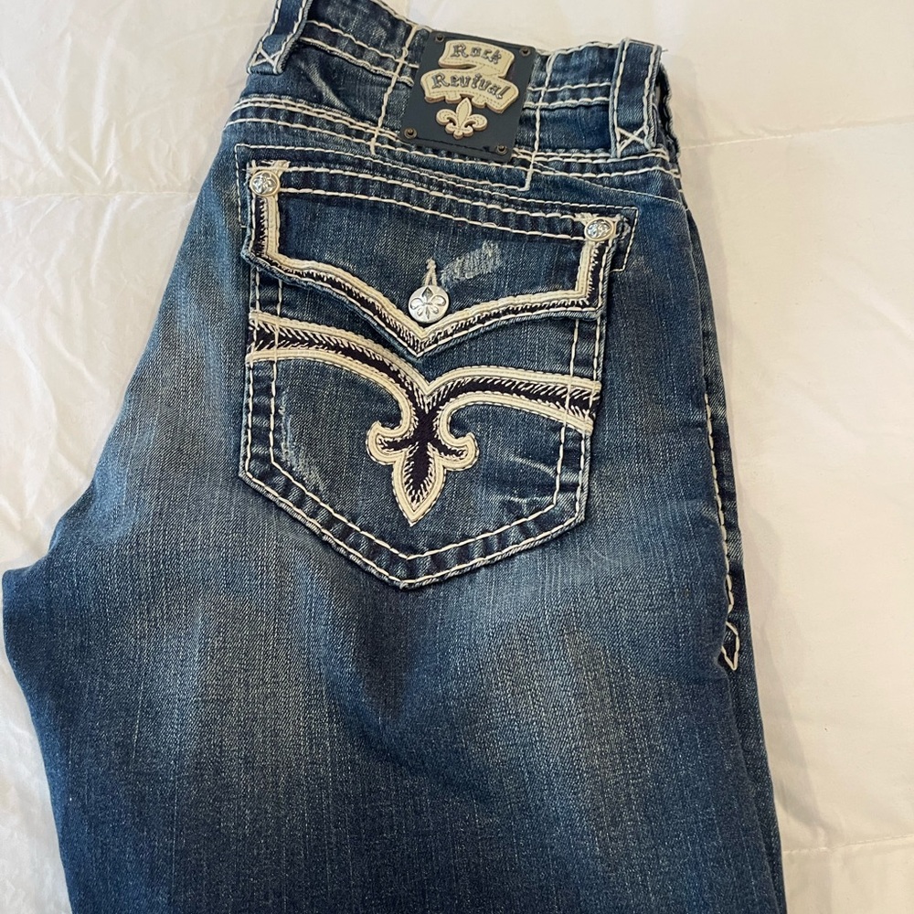 Stone washed Rock Revival Jeans